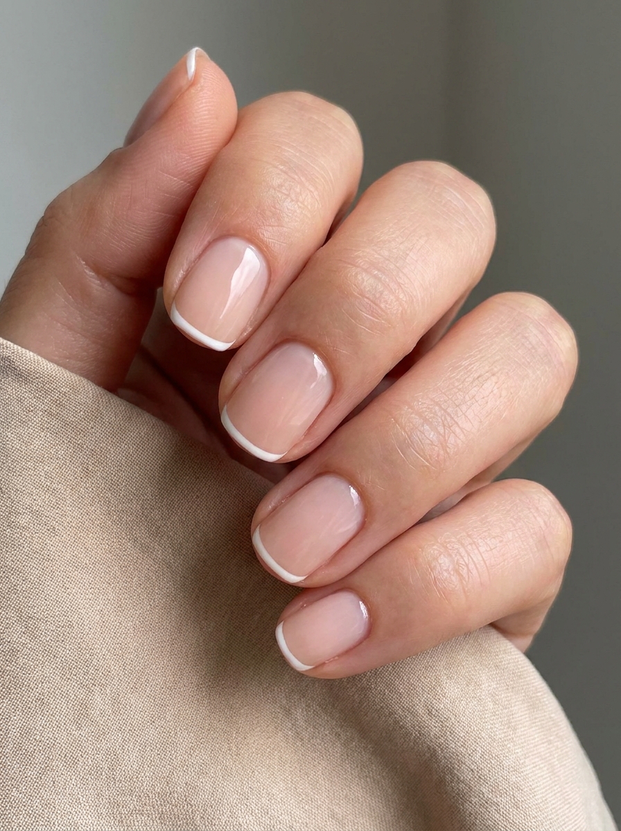 Micro French Nails als Einfache Nageldesigns Inspiration 2026
